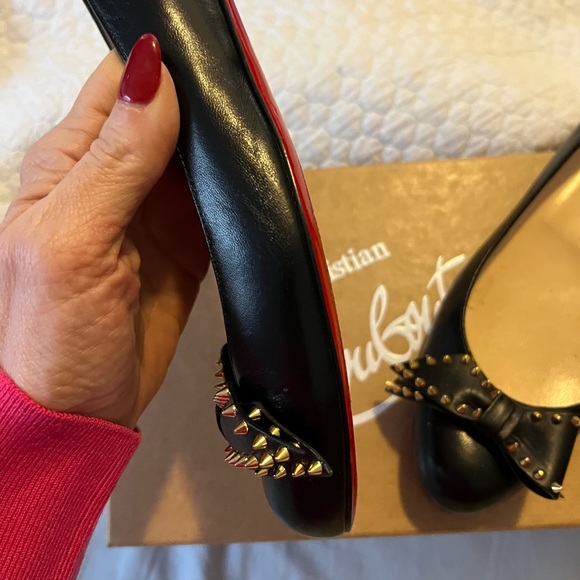 Like new Christian Louboutin ballerina flats. Size 38.5 - Picture 3 of 5